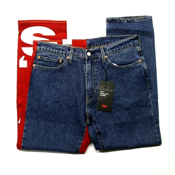 Levi's 541 Athletic Taper Colorblock Jeans - 36x34 - Picture 2 of 5